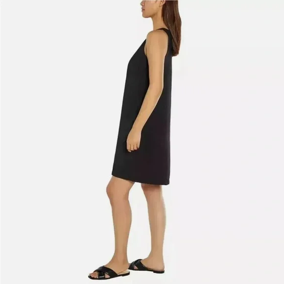 Banana Republic Women's V-Neck Sleeveless Dress, Black, Size L - Picture 4 of 12